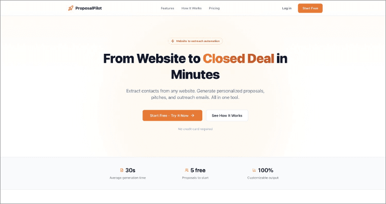 ProposalPilot · 웹→제안서 자동화 SaaS